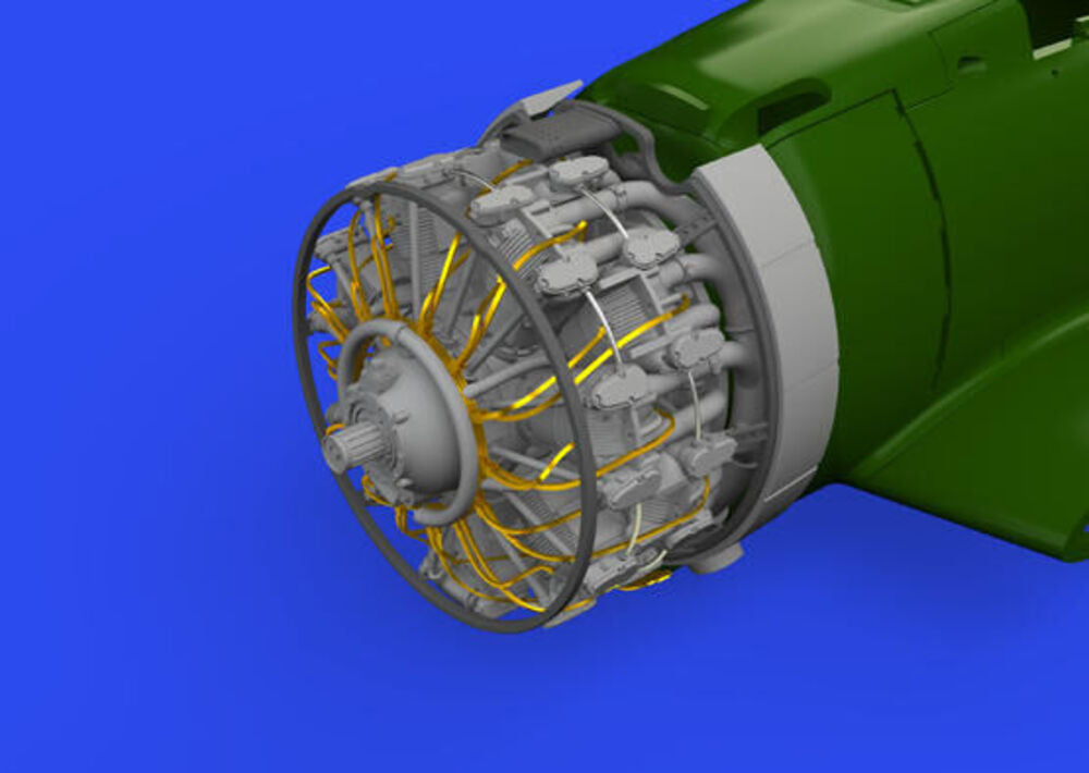 A6M2 engine complete PRINT 1/48