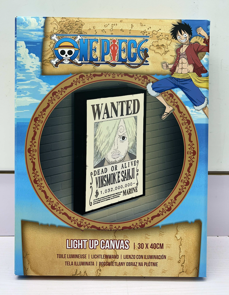 ONE PIECE - Sanji Wanted - Light Canvas 40X30 Cm