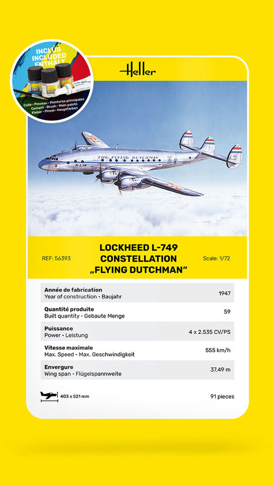 STARTER KIT 749 CONSTELLATION 'Flying Dutchman'