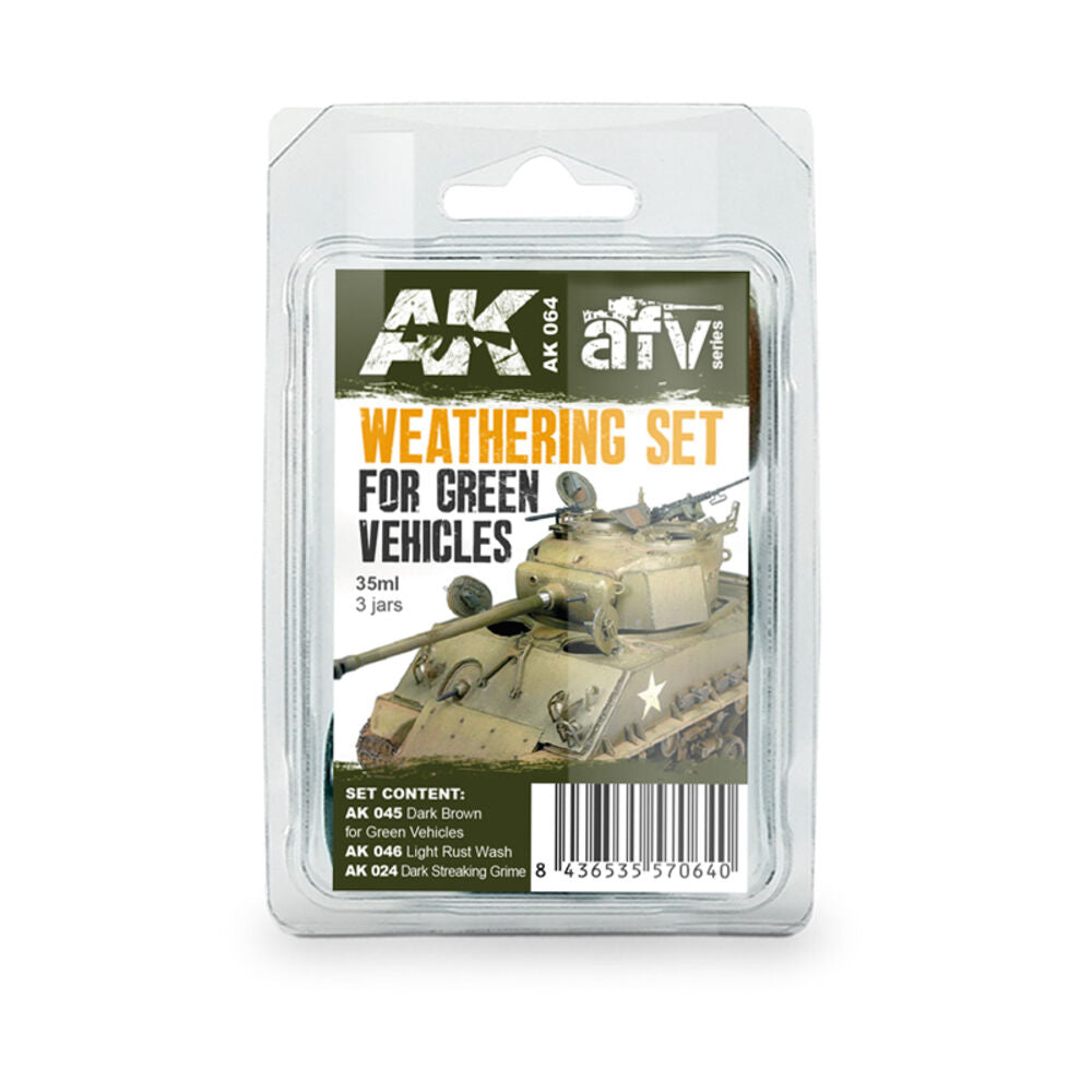 GREEN VEHICLES WEATHERING SET