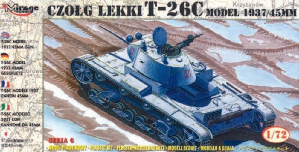 Leichter Panzer T-26 C Modell 1937 mit 45 mm Kanone