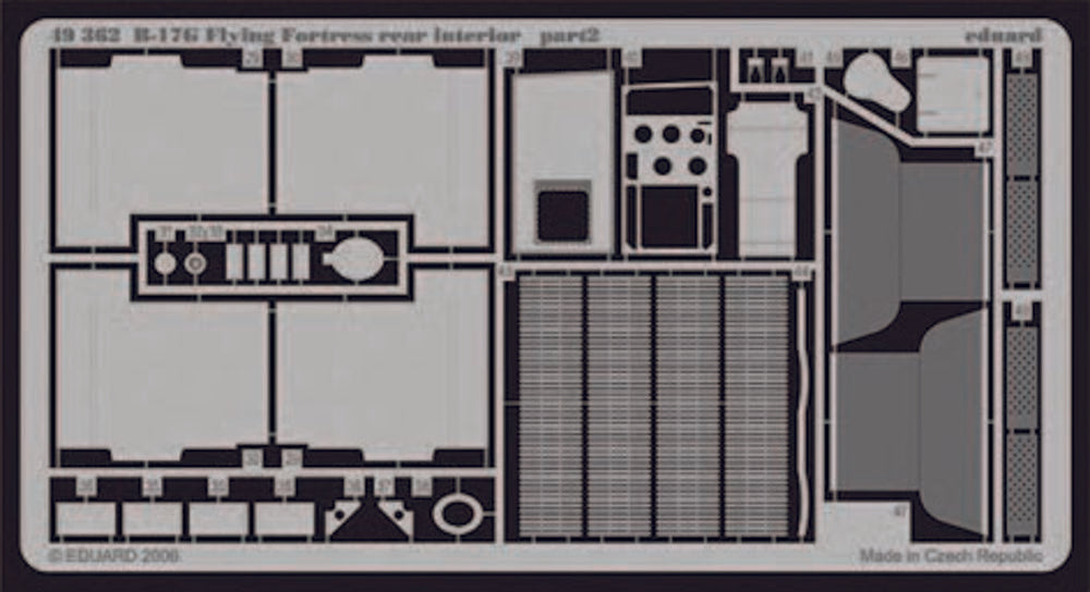 B-17G Flying Fortress rear interior f��r Revell/Monogram Bausatz