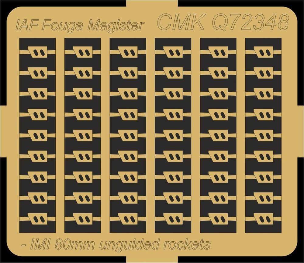 IAF Fouga Magister (a.othed planes)-IMI 80mm unguided rockets