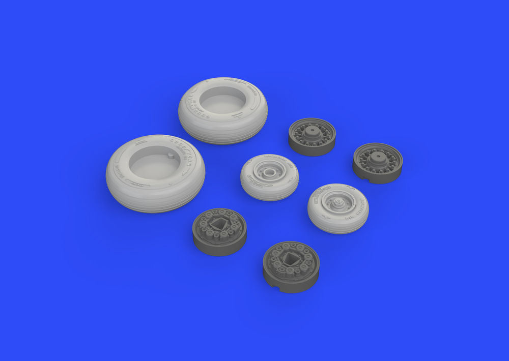 F-14A wheels for Tamiya