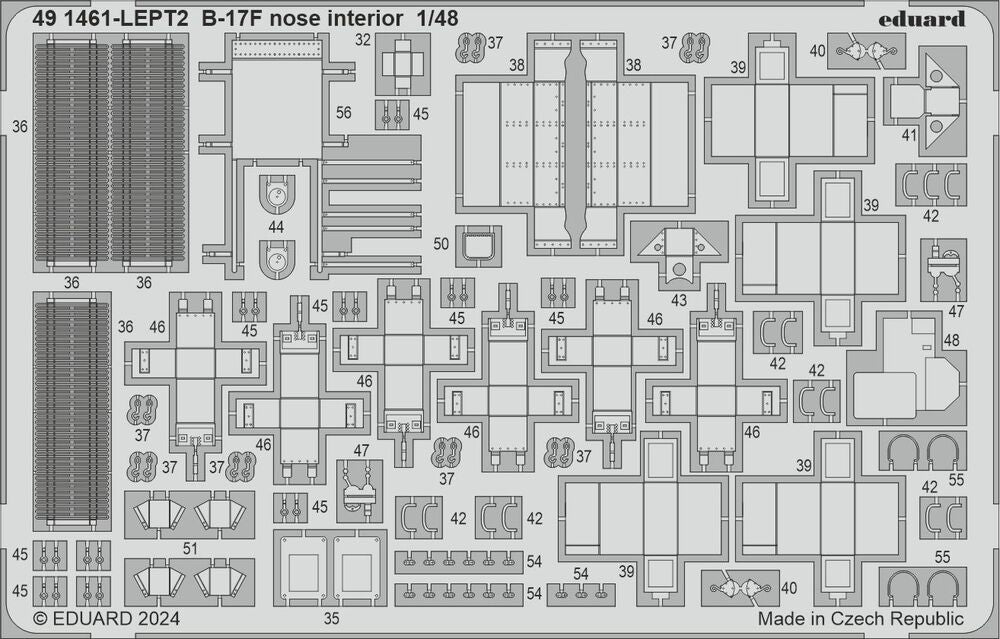 B-17F nose interior 1/48