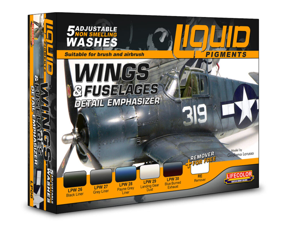 Liquid Pigments Wings & Fuselages Detail Emphasizer