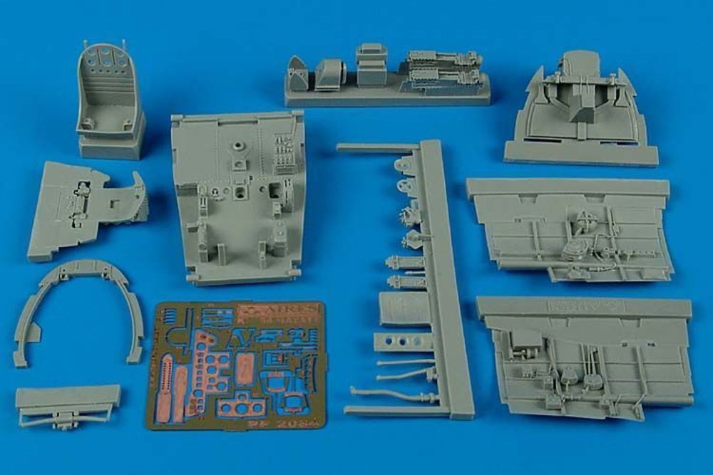 Nakajima Ki84 Hayate cockpit set f��r Hasegawa Bausatz