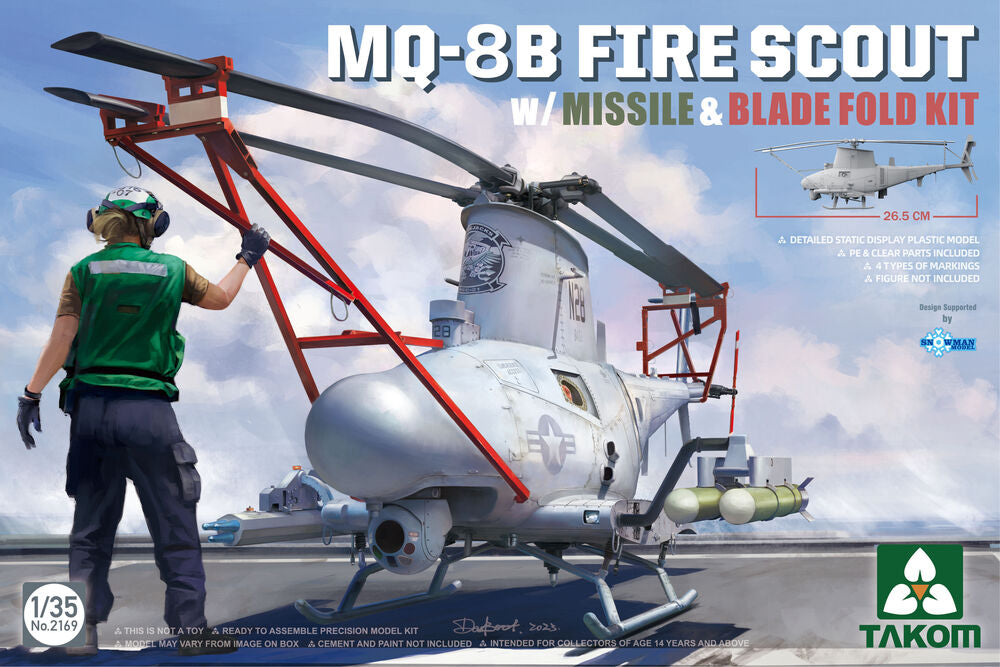 MQ-8B Fire Scout w/Missile & Blade Fold Kit