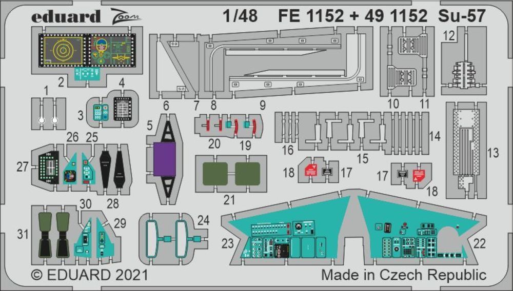 Su-57 1/48 for ZVEZDA