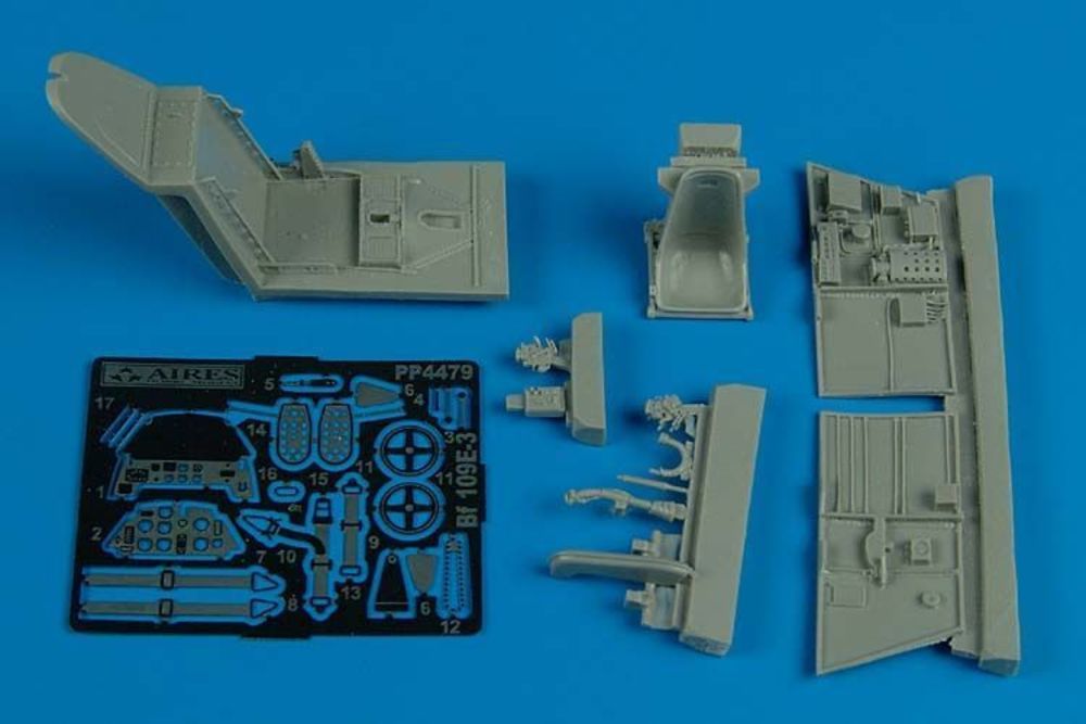 Bf 109E-3 cockpit set for Academy