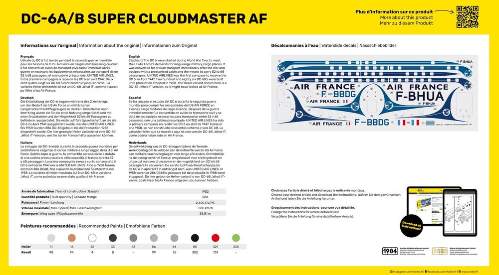 DC6 Super Cloudmaster AF