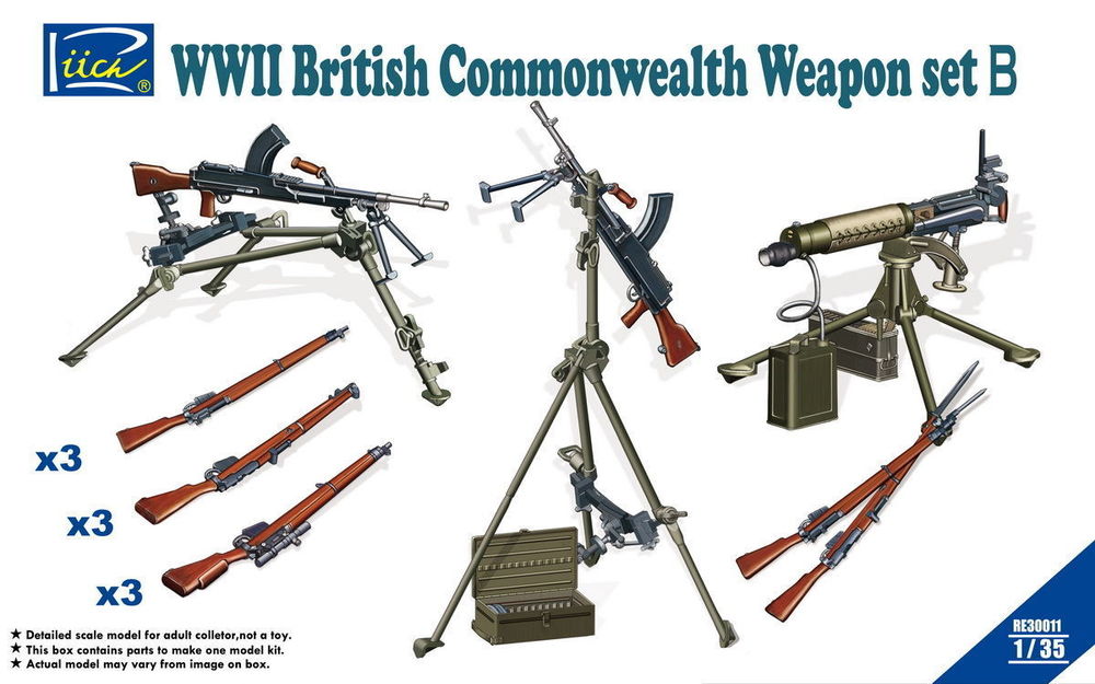 WWII British Commenwealth Weapon Set B