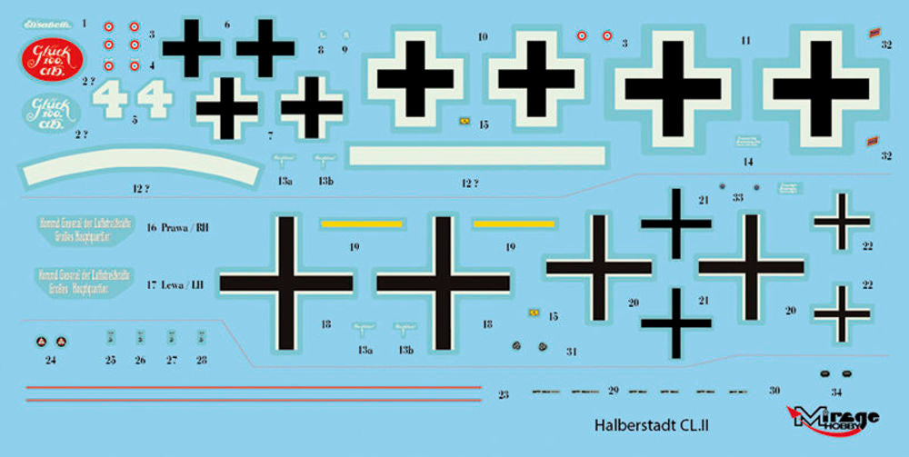 HALBERSTADT CL.II,LATE VERSIONS PRESENTATION & SPECIAL MACHINES