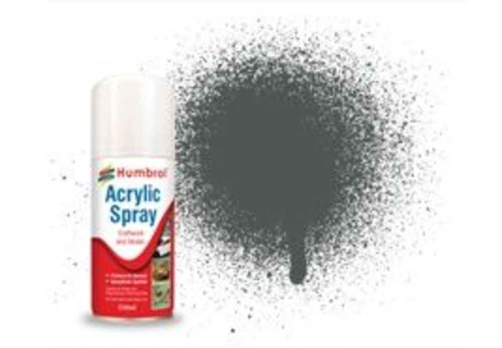 HUMBROL ACRYLIC HOBBY SPRAY 150ML No 27 Sea Grey