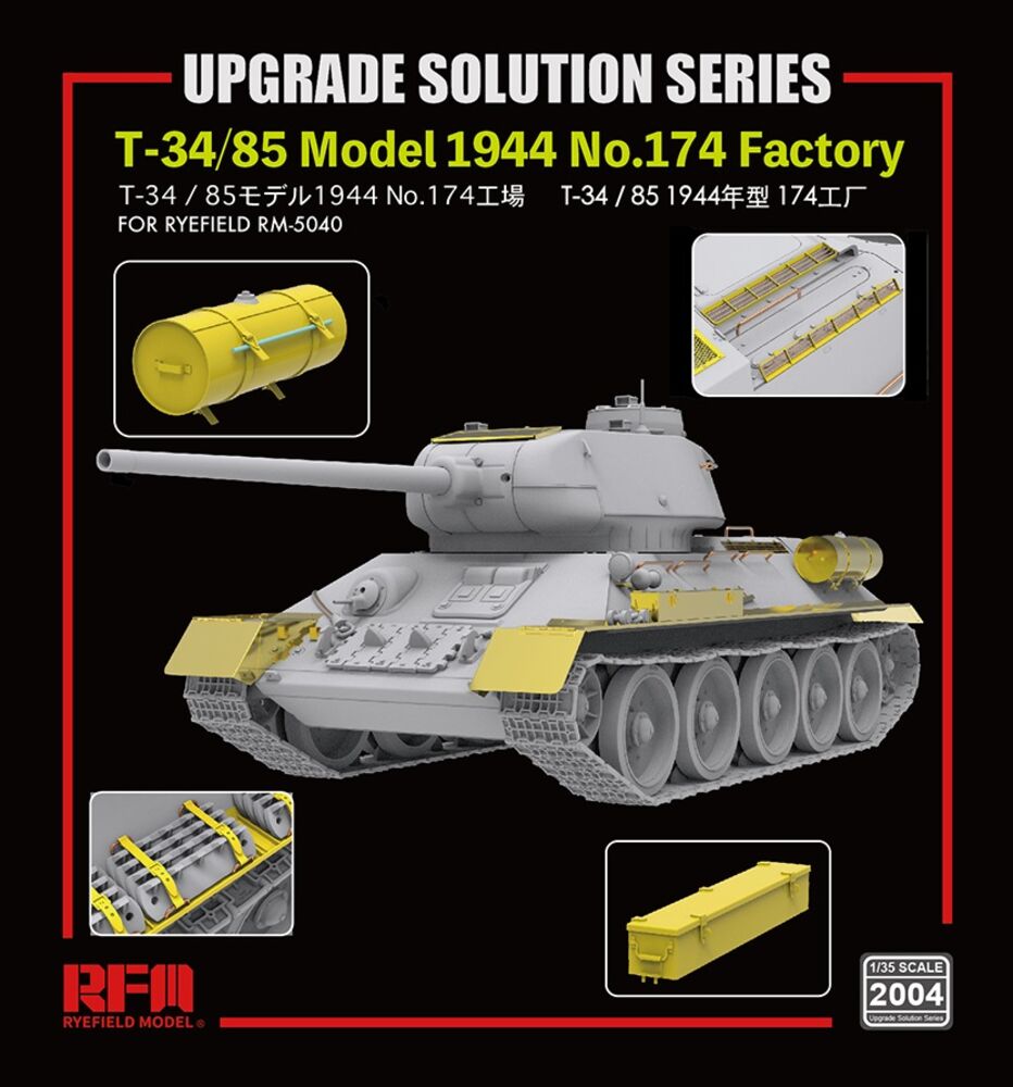 Upgrade set for 5040 T-34/85 Model 1944