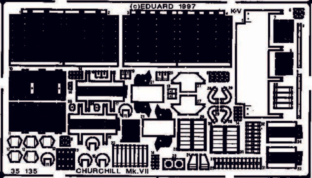 Churchill Mk.VII Detailbausatz Au��en