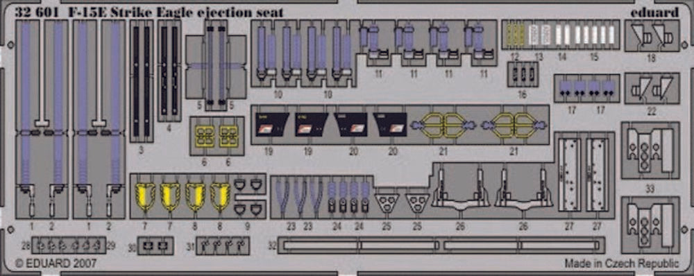 F-15E Strike Eagle ejection seat f��r Tamiya-Bausatz