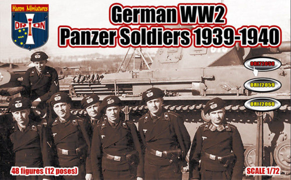 WWII German Panzer Soldiers, 1939-1940