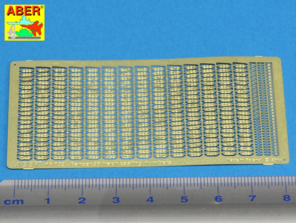 Panzer 38 track numbers