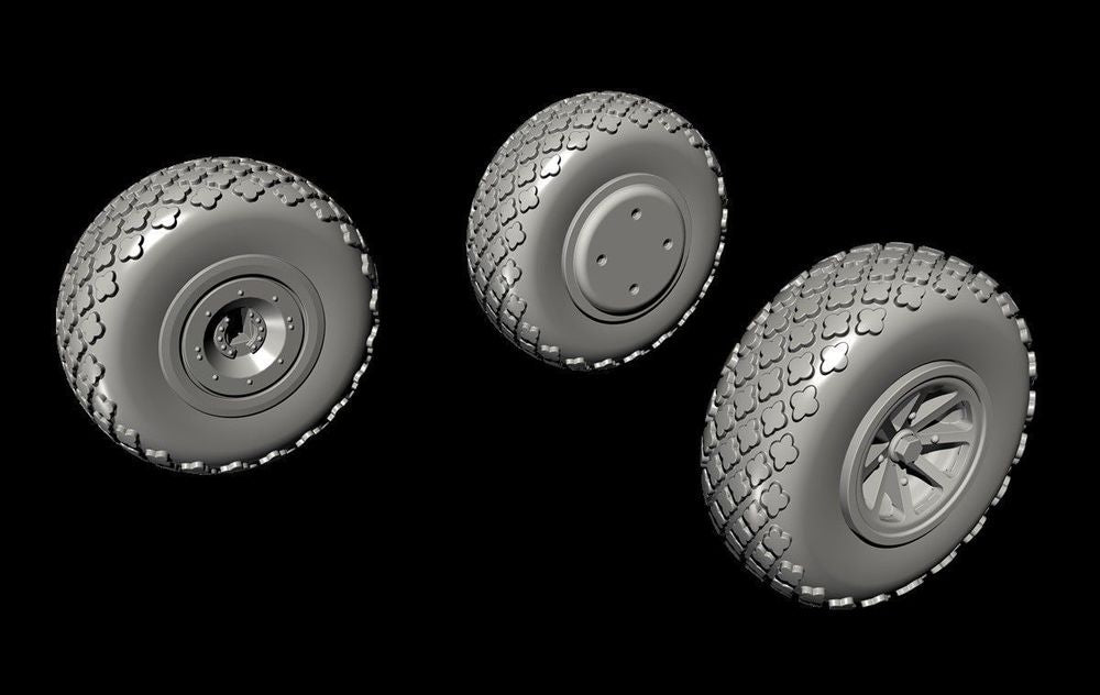 P-40 Wheels-Cross Tread f.Special Hobby