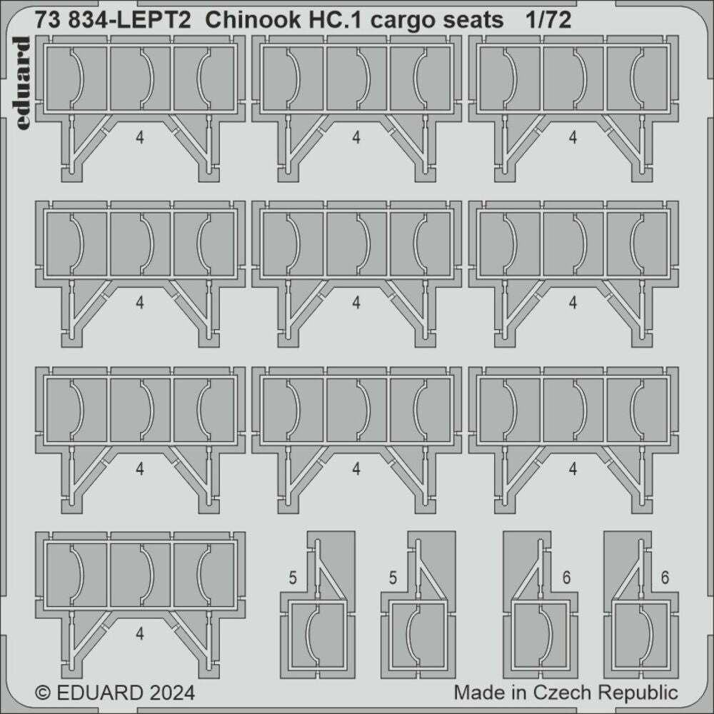 Chinook HC.1 cargo seats  AIRFIX