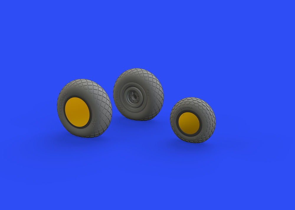 P-38F/G wheels for Tamiya