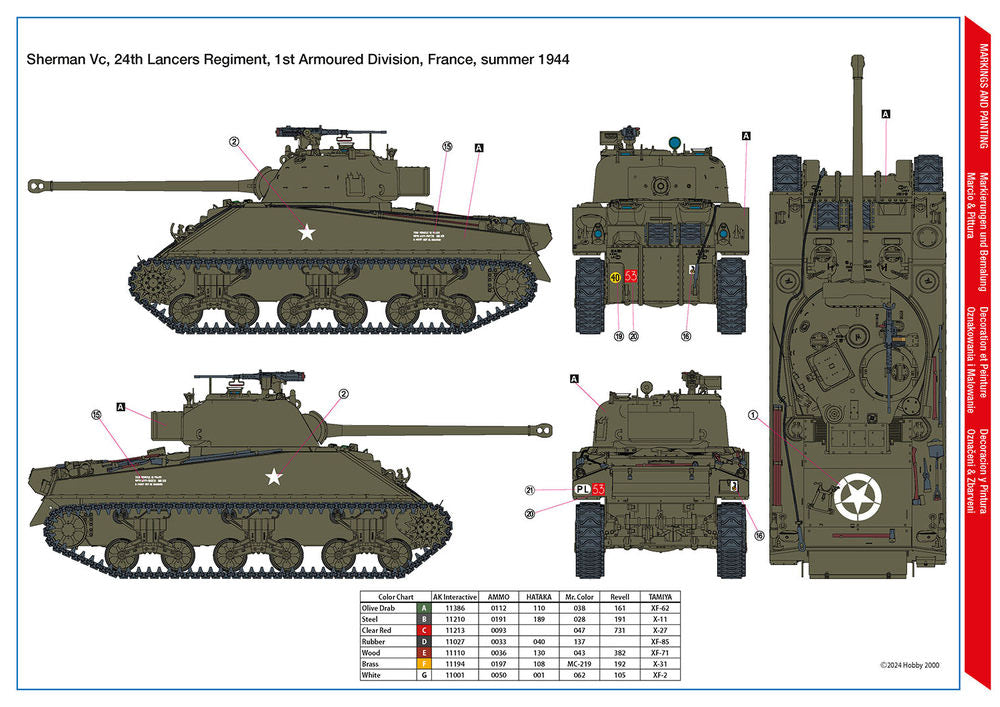 Sherman Vc 'Firefly' Polish 1st Armoured Division