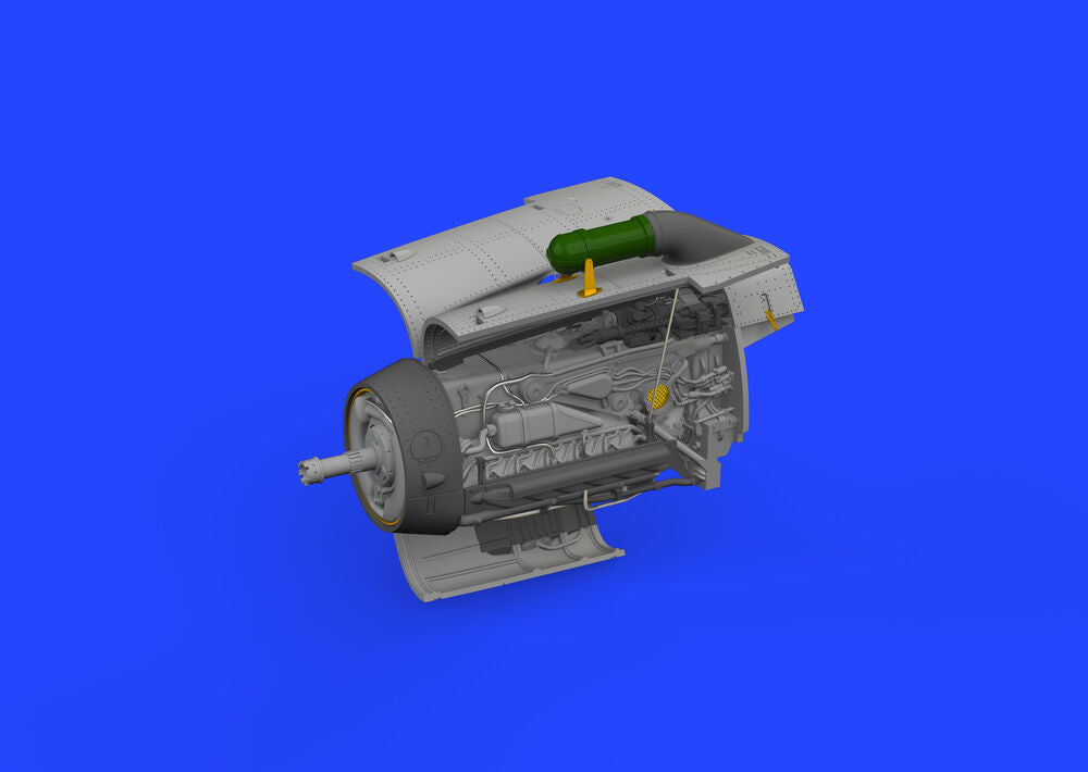 Bf 109G-2/G-4 engine PRINT 1/72 EDUARD