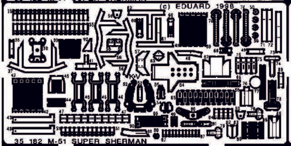 M51 Super Sherman Detailbausatz