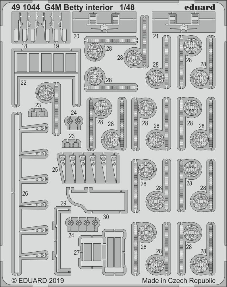 G4M Betty interior for Tamiya