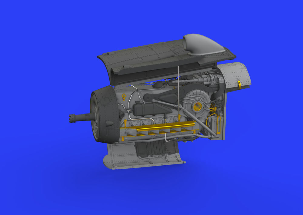 Bf 109G-10 engine for Eduard