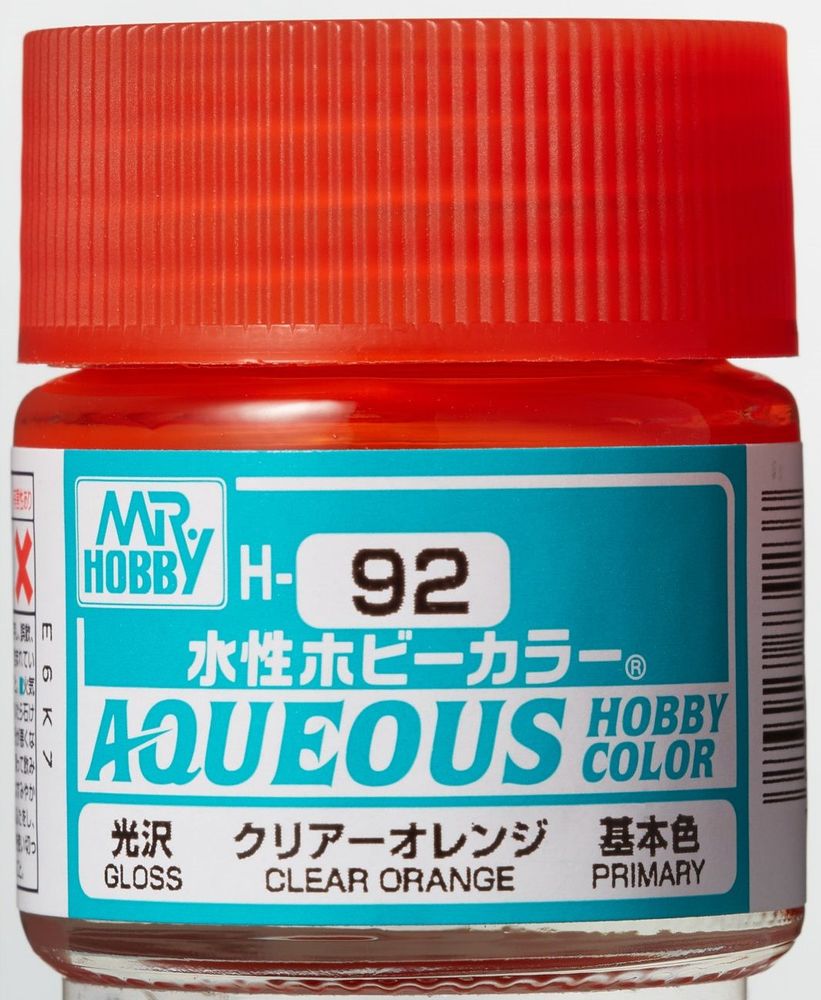 Mr Hobby -Gunze Aqueous Hobby Colors (10 ml) Clear Orange