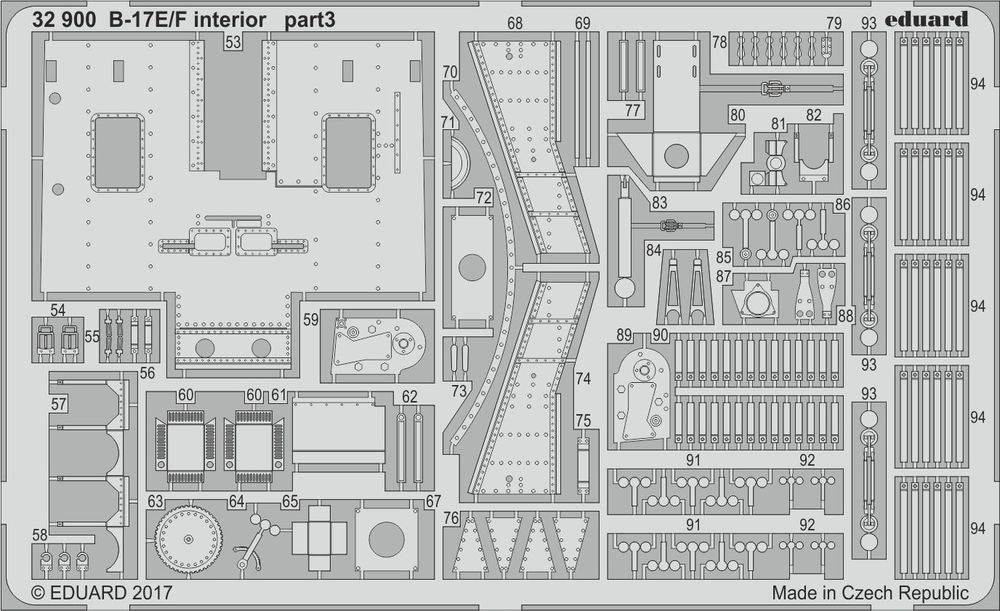 B-17E/F interior for HKM