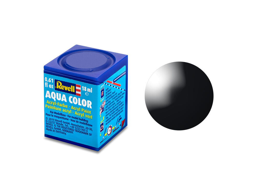 Aqua schwarz, gl��nzend