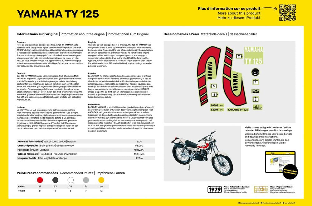 STARTER KIT TY 125 Bike