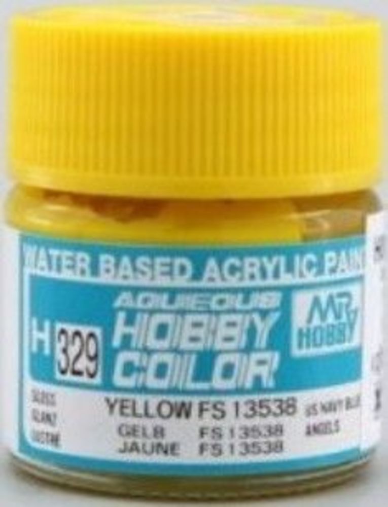 Mr Hobby -Gunze Aqueous Hobby Colors (10 ml) Yellow FS 13538