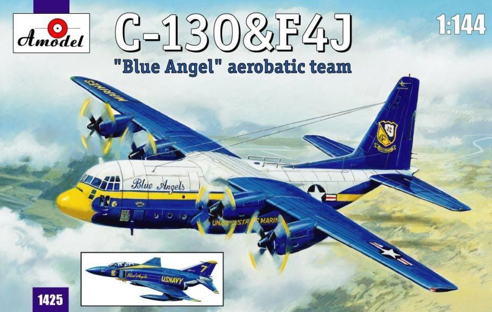 C-130 & F4J 'Blue Angel' Aerobatic team