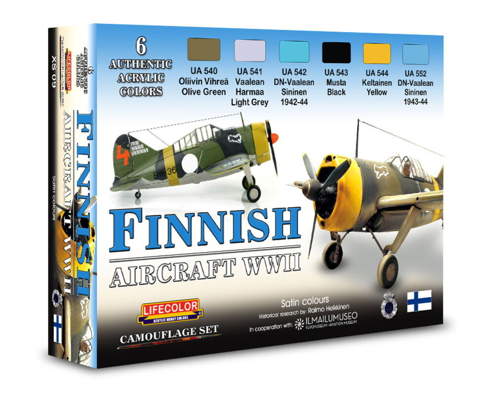 Finnish Aircraft WWII 6 x 22 ml