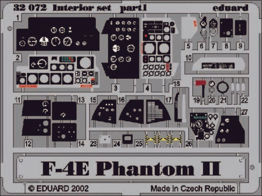 F-4E Phantom Interior f��r Tamyia Bausatz