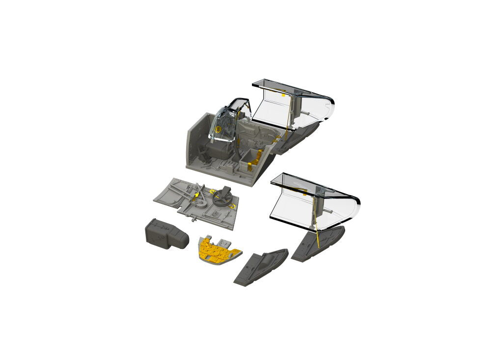 Bf 109G-6/AS cockpit PRINT 1/48