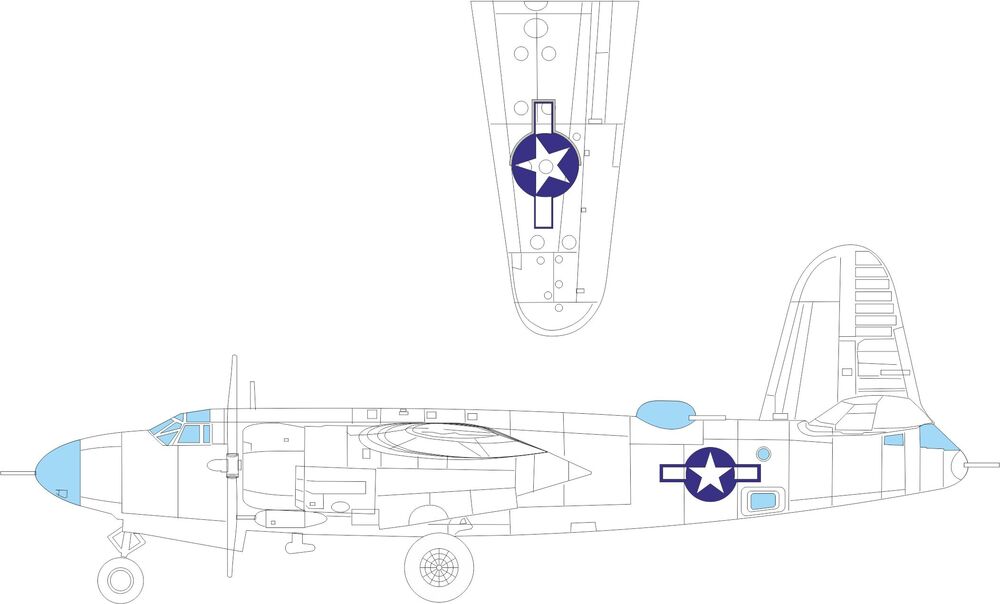 B-26B Marauder national insignia  ICM