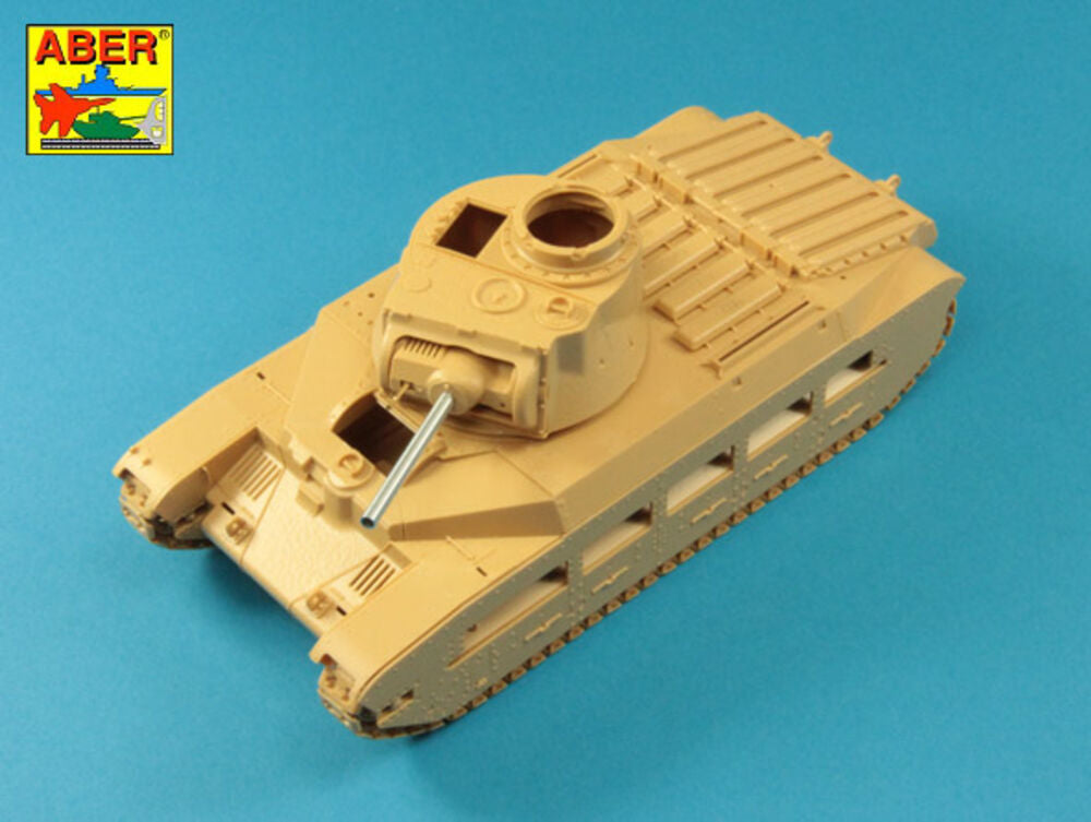 Barrel ROQF Mk.I 76,2mm for Matilda Mk.IIICS  with Besa MG barrel