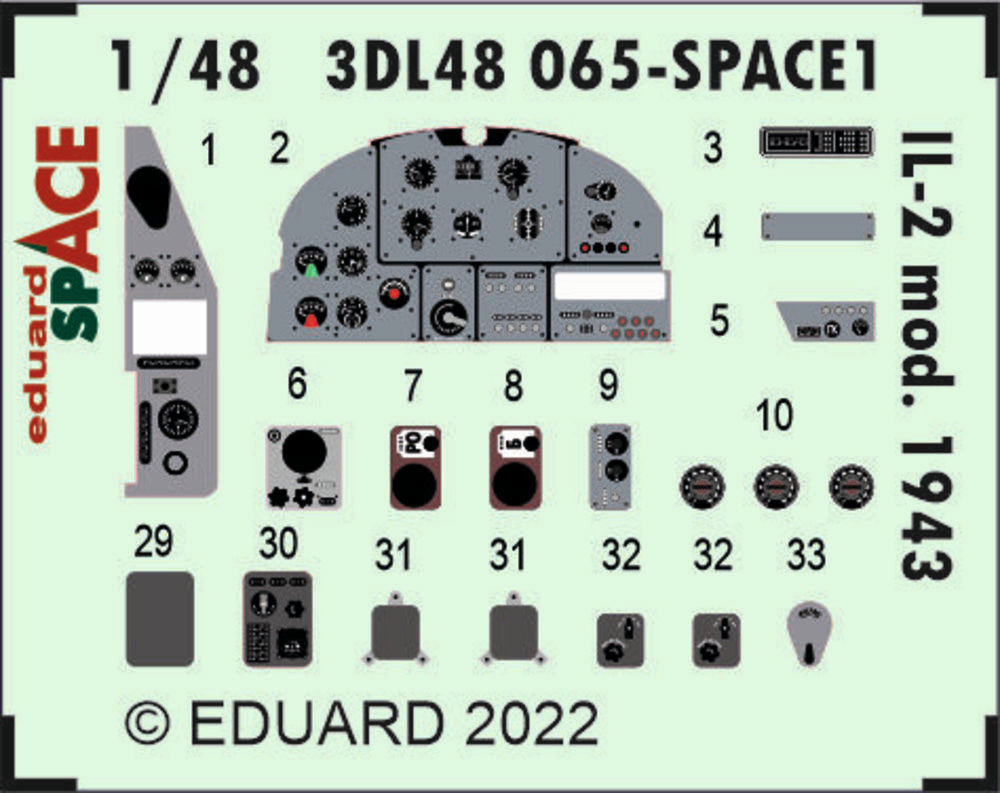 Il-2 mod. 1943 SPACE 1/48