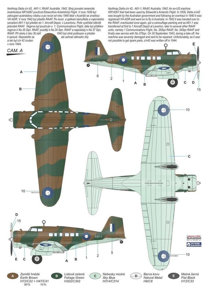 Delta 1D/E US Transport plane