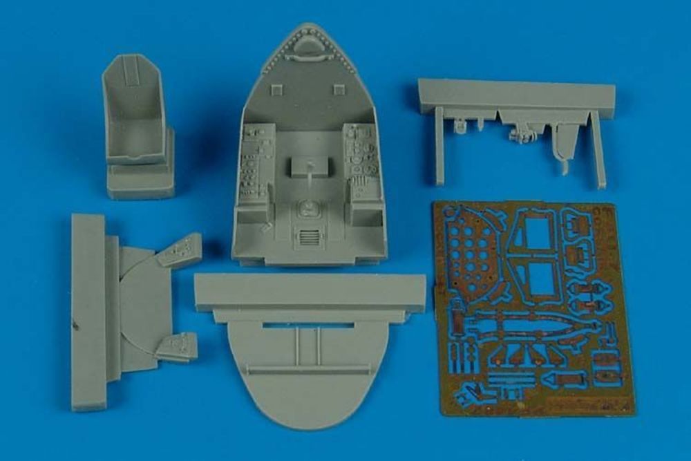 F4U-7 Corsair cockpit set for Hasegawa