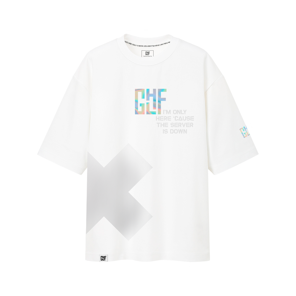 FragON - Server Down T-shirt White, L/XL