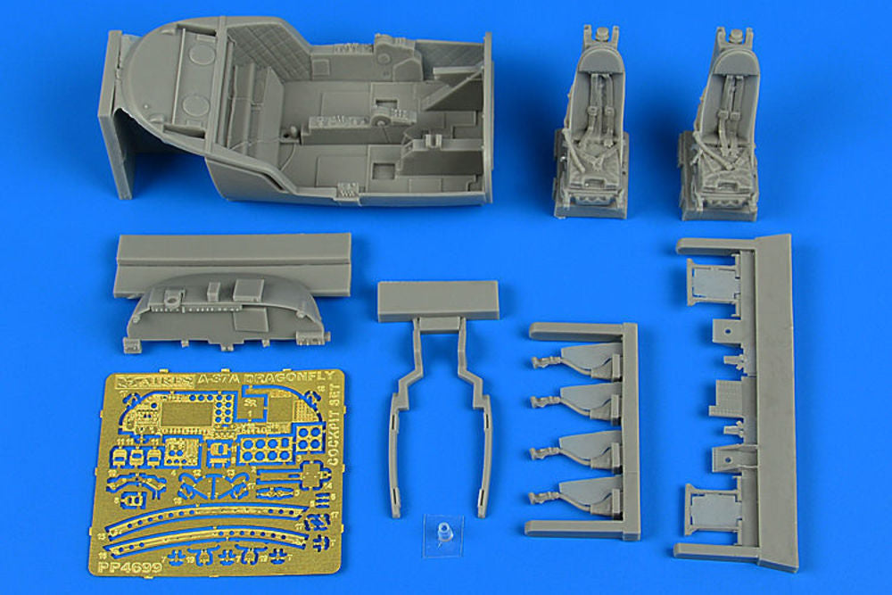 A-37A Dragonfly cockpit set for Trumpete