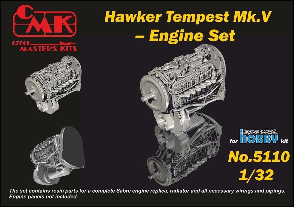 Tempest-Engine Set for Special Hobby kit