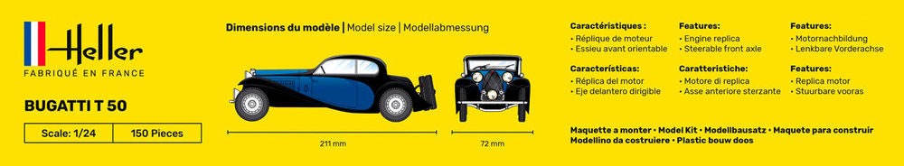 STARTER KIT Bugatti T 50