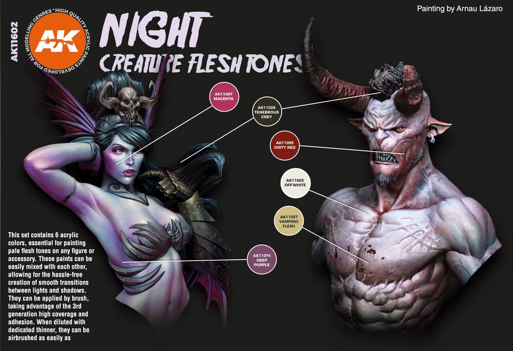 NIGHT CREATURES FLESH TONES